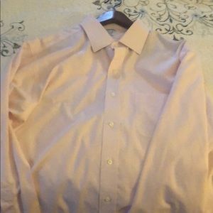 Brooks Brothers Dress Shirt. Light Pink. 17.5 35